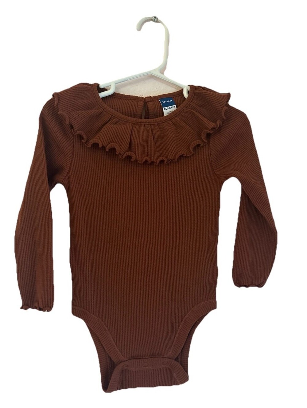 Old Navy Infant Girls One Piece Ruffle  Fall Colors 18-24 Months New NWT